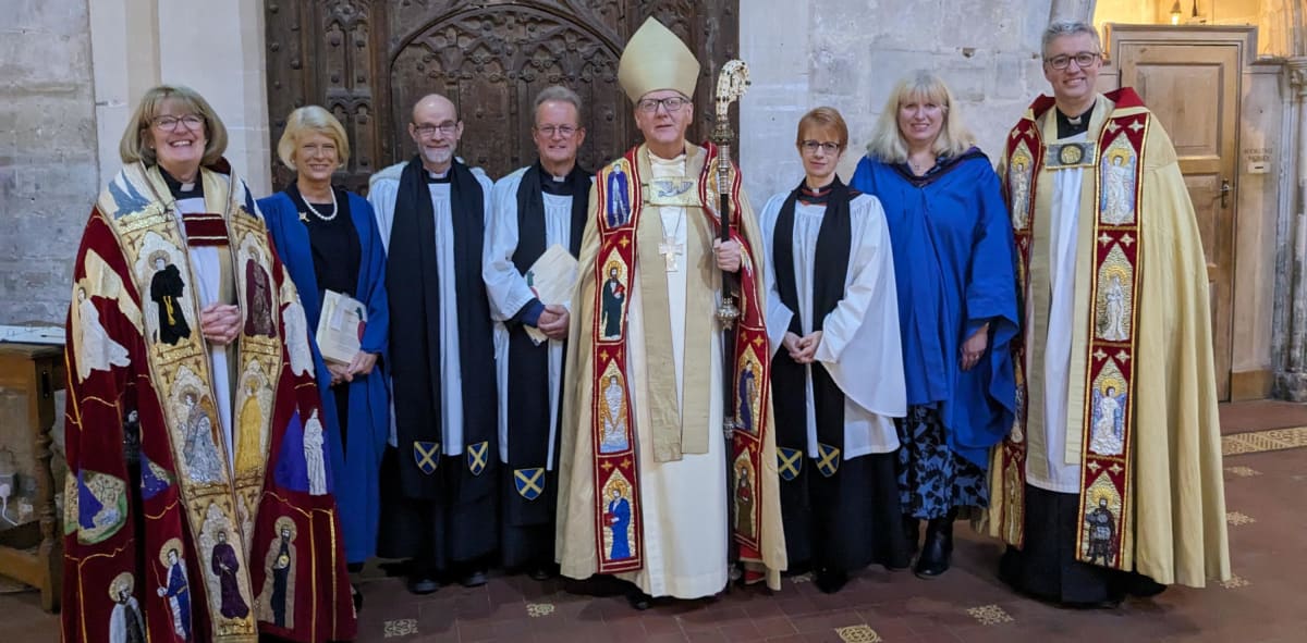 Bev at St Albans Cathedral