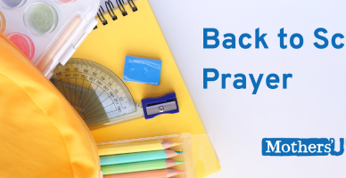 back to school prayer banner