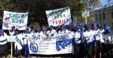 Mothers' Union Zimbabwe take to the streets against Domestic Violence