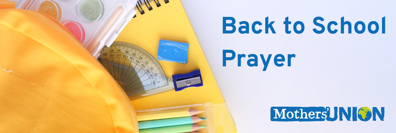 back to school prayer banner