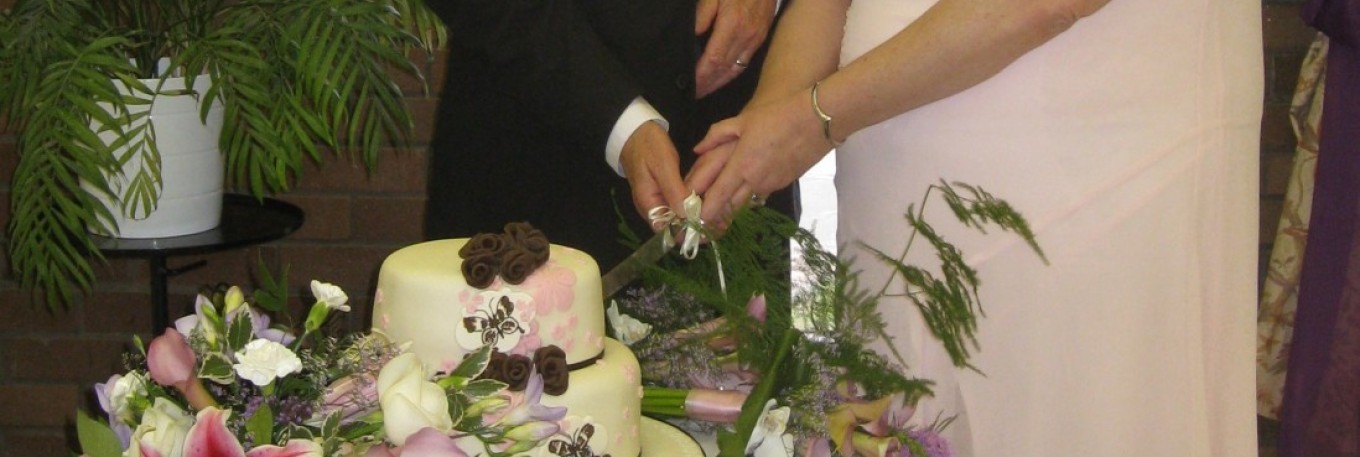 Irene and Pete on their second wedding day!