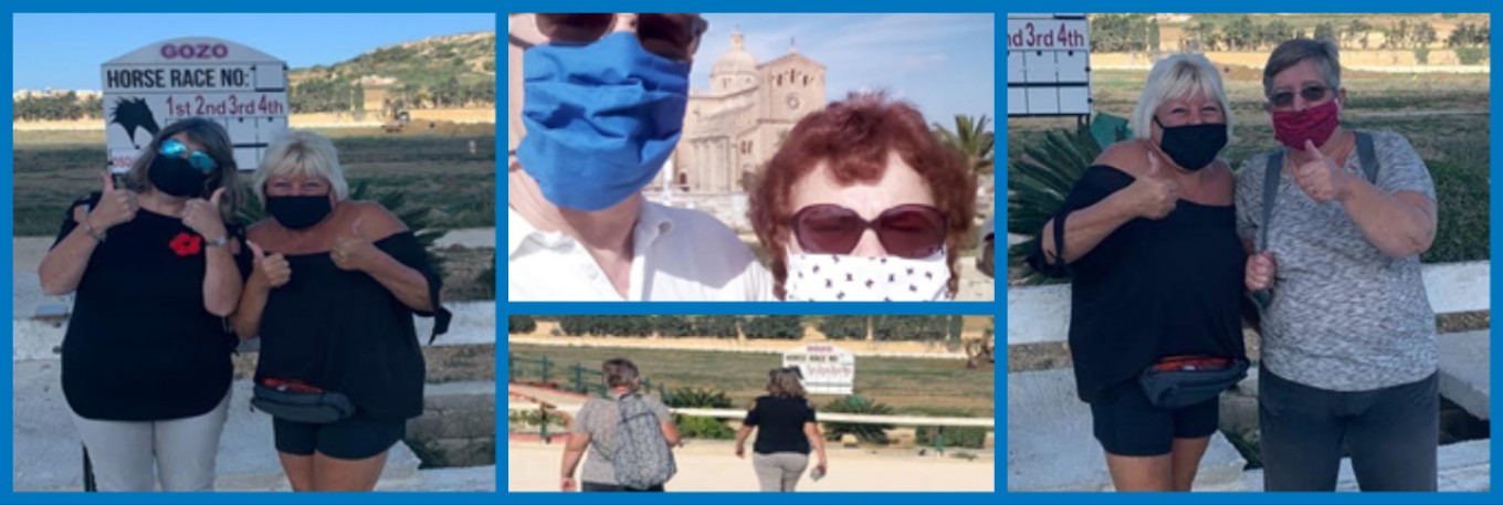 Malta Walking Collage Banner