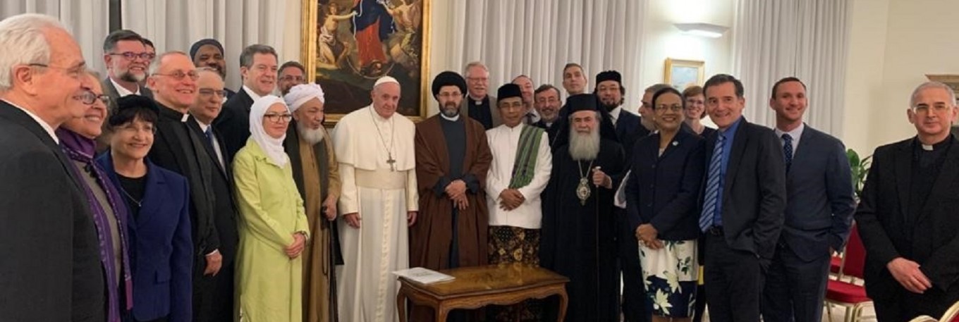 Sheran Harper _ AFI Rome Visit _ Delegates with Pope Francis