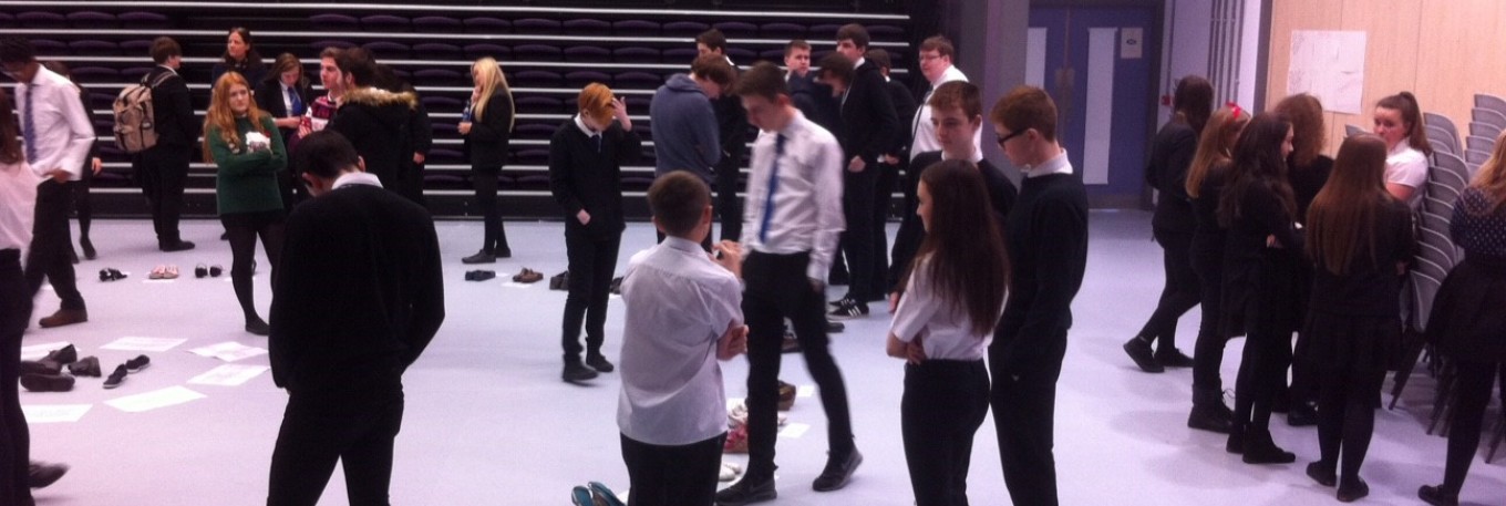 School children in Scotland visit Souls of our Shoes exhibition Raising awareness of Domestic Violence through Shoes
